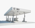 Citgo 加油站 3D模型