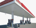 ESSO gas station 001 3d model