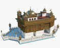 Templo Dorado Modelo 3D