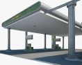 OKKO gas station 001 3d model