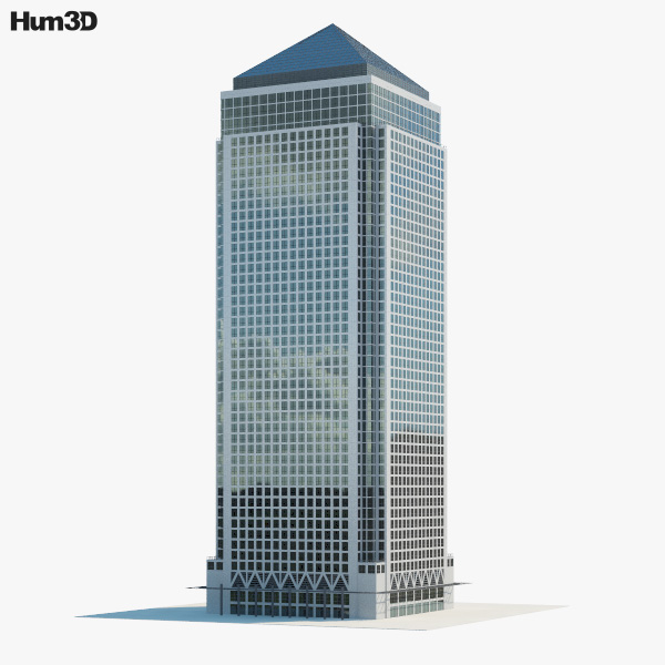 One Canada Square 3D-Modell