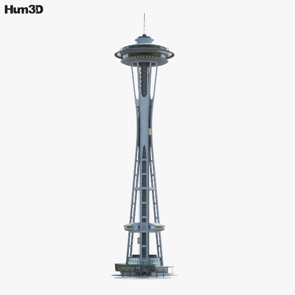 Space Needle 3D-Modell