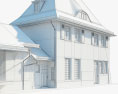 传统乡间别墅 3D模型