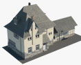 Традиційний заміський будинок 3D модель