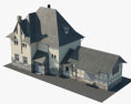 Casa de Campo Tradicional Modelo 3D