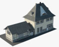 Traditional Country House 3d model