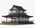 Традиційний японський будинок 3D модель