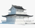 Traditional Japanese house 3d model
