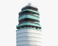 Torre di controllo dell'aeroporto di Vienna Modello 3D