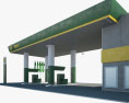 WOG gas station 001 3d model