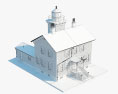 Old Yaquina Bay Lighthouse 3D-Modell