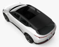 Byton Electric SUV 2020 Modelo 3D vista superior