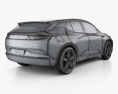 Byton Electric SUV avec Intérieur 2020 Modèle 3d