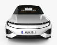 Byton Electric SUV з детальним інтер'єром 2020 3D модель front view