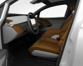 Byton Electric SUV з детальним інтер'єром 2020 3D модель seats