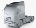 C&C U460 Tractor Truck 2022 3d model clay render