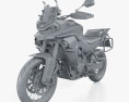 CFMOTO 800MT 2024 3D-Modell clay render