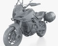 CFMoto 650MT 2023 Modelo 3D clay render