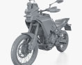 CF-Moto 450MT 2024 3D модель clay render