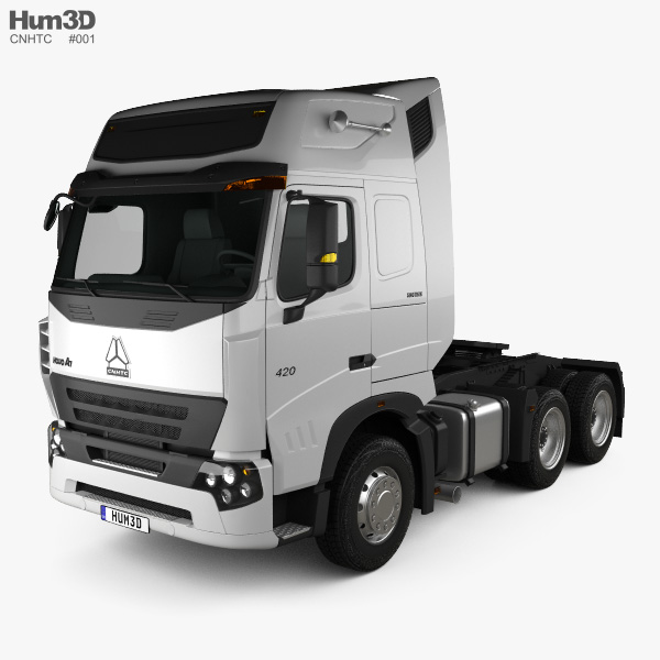 CNHTC Howo A7 Tractor Truck 2022 3D model