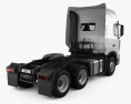 CNHTC Howo A7 Camion Trattore 2022 Modello 3D vista posteriore