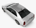 Cadillac STS 2010 3d model top view