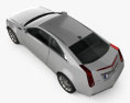 Cadillac CTS 2015 3d model top view