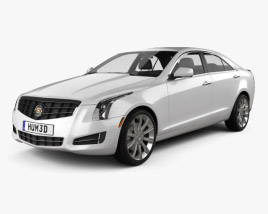 3D model of Cadillac ATS 2016
