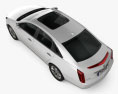 Cadillac XTS 2016 3d model top view