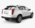 Cadillac SRX 2015 3d model back view