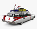 Cadillac Miller-Meteor Ghostbusters Ectomobile 3d model back view