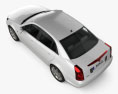 Cadillac BLS 轿车 2010 3D模型 顶视图