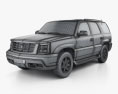 Cadillac Escalade 2006 3Dモデル wire render