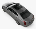Cadillac CTS 2016 3d model top view