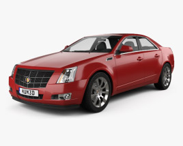 3D model of Cadillac CTS 2013