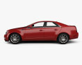 Cadillac CTS 2013 3d model side view