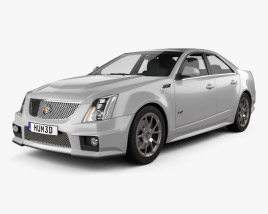 3D model of Cadillac CTS-V sedan 2014