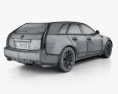 Cadillac CTS sport wagon 2014 3d model