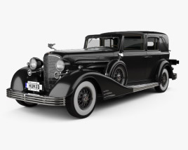 Cadillac V-16 town car 1933 Modelo 3D