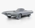 Cadillac Cyclone 概念 1959 3Dモデル clay render