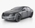 Cadillac ATS L 2018 3d model wire render