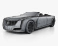 Cadillac Ciel 2011 3d model wire render