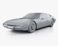 Cadillac NART 1970 3Dモデル clay render