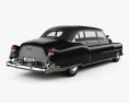 Cadillac 75 sedan 1953 3d model back view