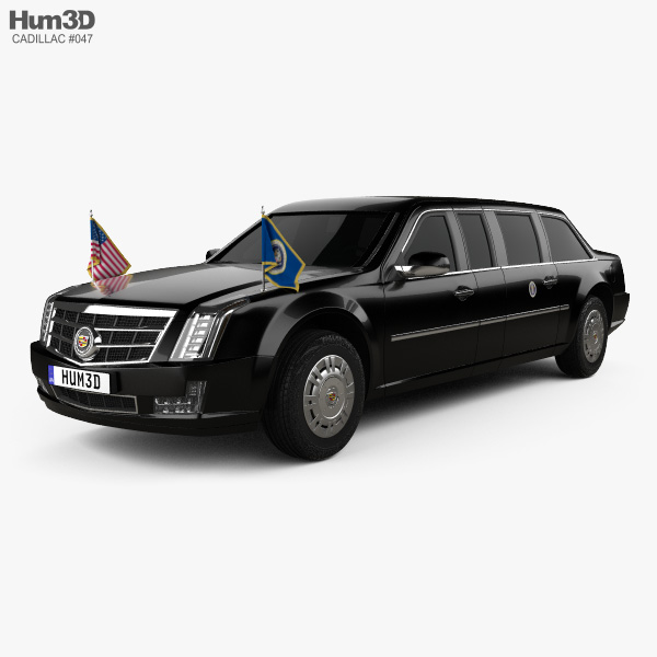 Cadillac US Presidential State Car 2020 3D model