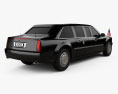 Cadillac US Presidential State Car 2020 3Dモデル 後ろ姿