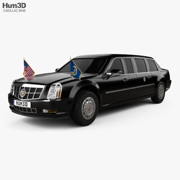 Cadillac US Presidential State Car 2016 3D模型