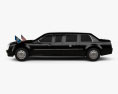 Cadillac US Presidential State Car 2016 3d model side view