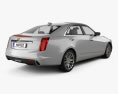 Cadillac CTS Premium Luxury 2019 Modelo 3D vista trasera