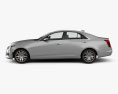 Cadillac CTS Premium Luxury 2019 3D模型 侧视图